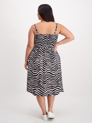Best & Less - Womens Plus Strappy Shirred Bust Dress | Best&Less™ Online