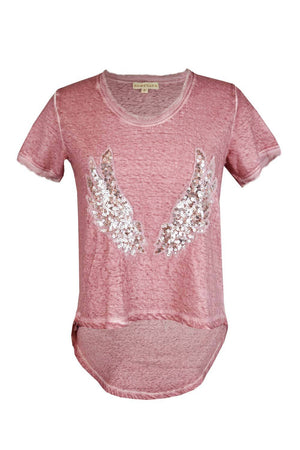 Angel Wings T-Shirt Pink