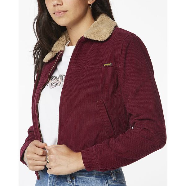 Crosstown Jacket Red Plum