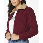 Crosstown Jacket Red Plum